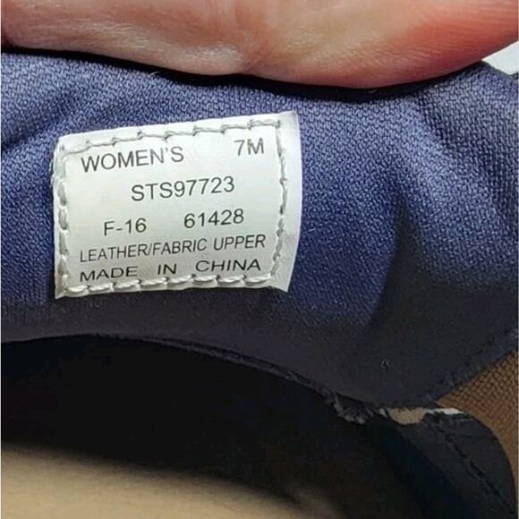 Sperry Songfish 3-Eye Boat Shoes Women’s Size 7 STS97723 Navy Tan Leather Clean - Picture 9 of 9